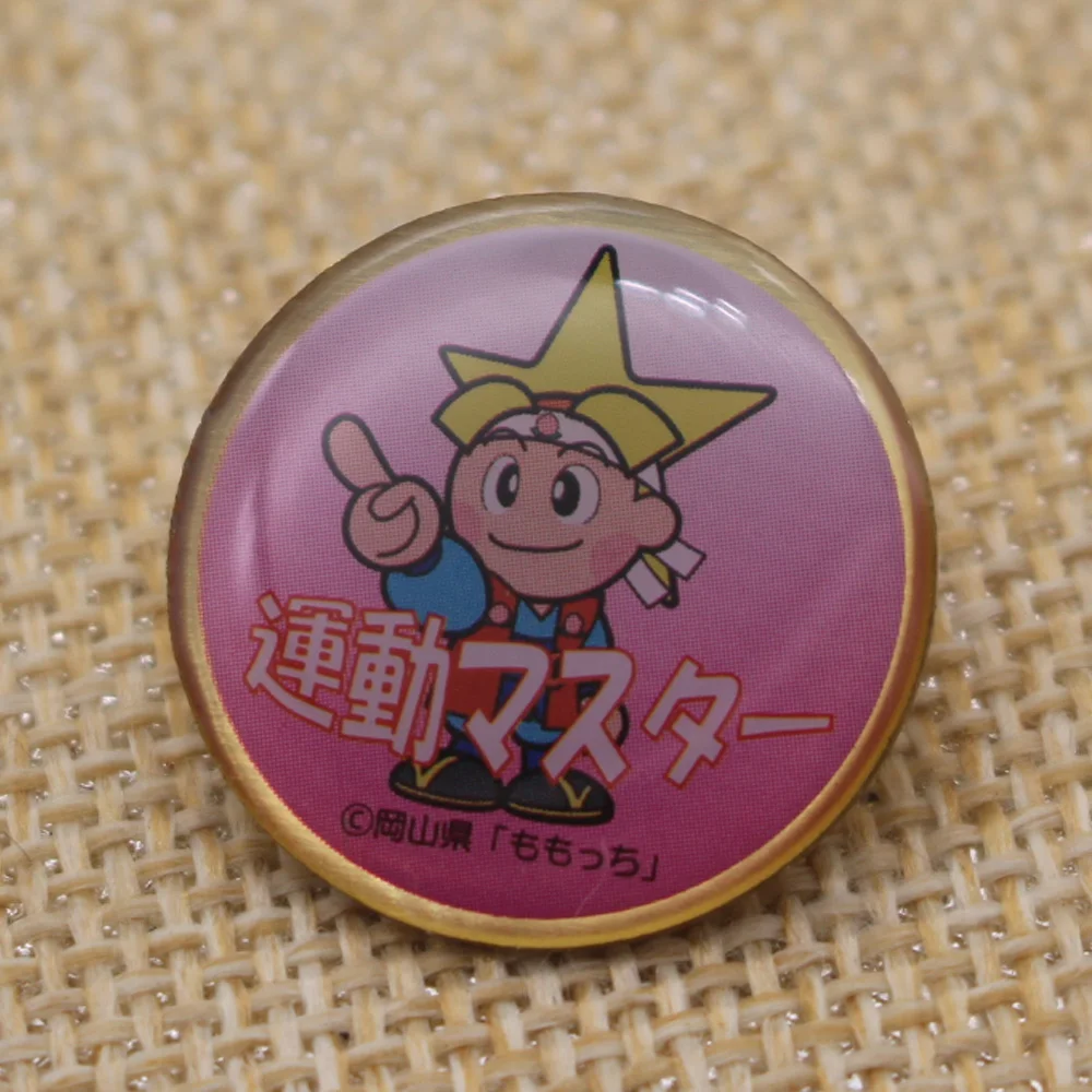 Custom Brass Metal Epoxy Dome Printing Badge Offset Printing Lapel Pin