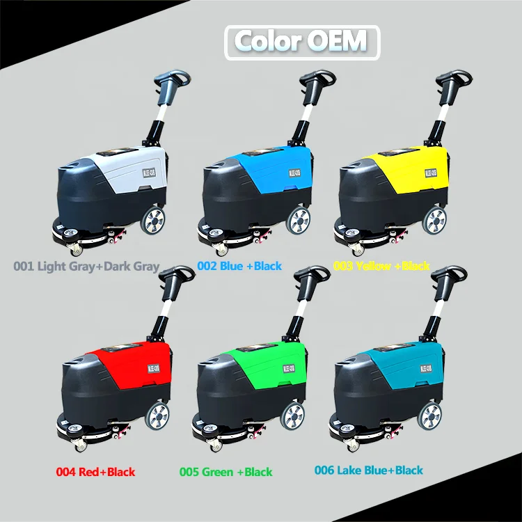 MLEE430B MINI Portable Recharged Floor Sweeper Machine Office Building Auto Floor Scrubber Dryer