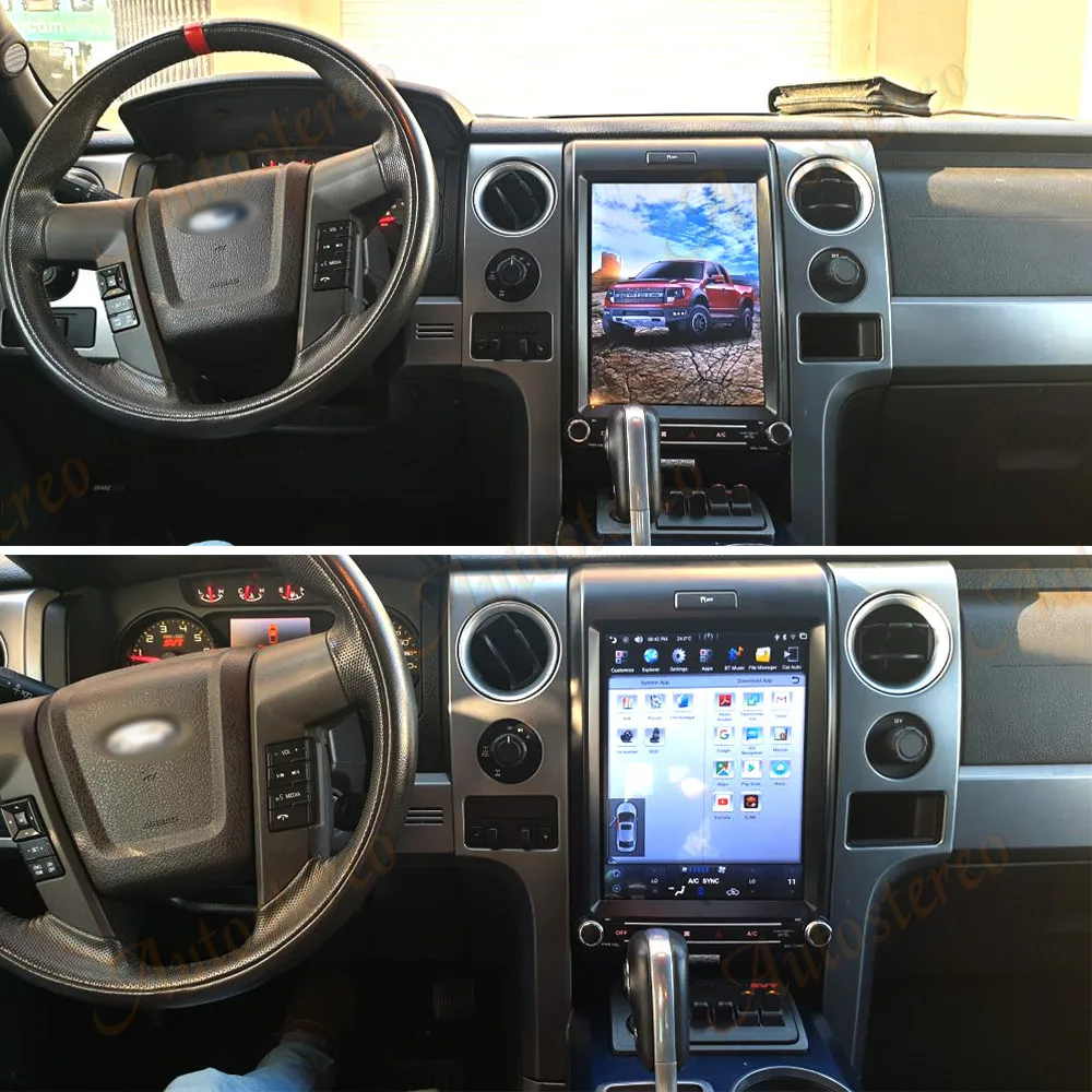 Автомобильная аудиосистема на android 9 0 для FORD F150 2013 2014 tesla style 12 1 дюйма с сенсорным экраном dsp Видеосистема gps-навигацией