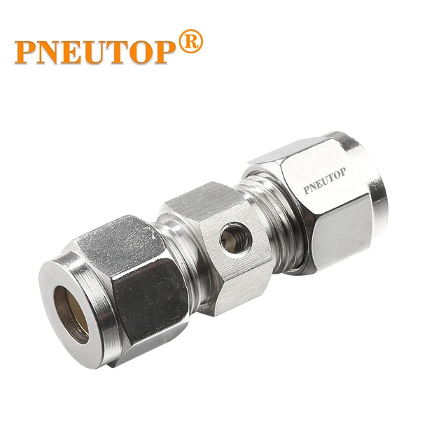 T-type stainless steel fittings high pressure misting fogging spray cooling fittings