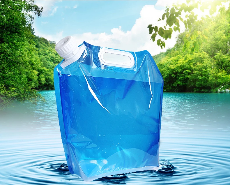5L 10L large capacity portable water storage bags spout packaging pouch