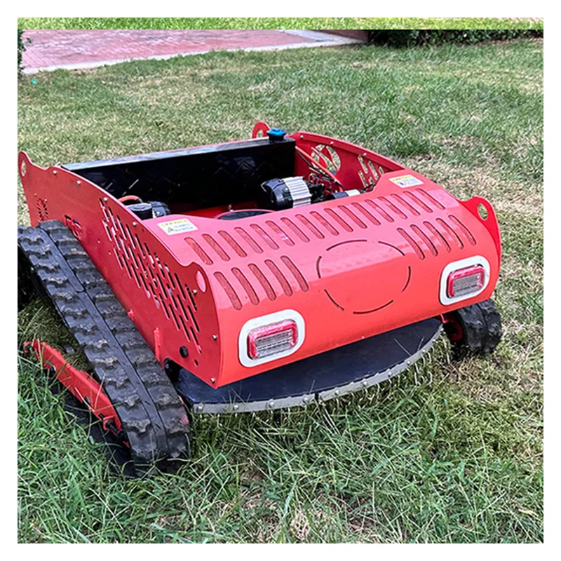 Custom Mini Track Remote Control Zero Turn Mower Slope Robot Mower For Agricultural Machinery