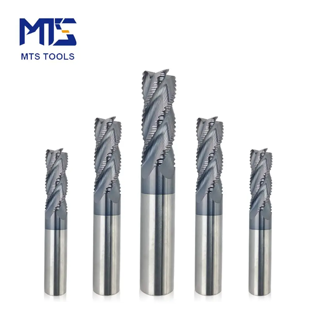 MTS milling cutter HRC55 solid carbide roughing end mill overall length 60mm