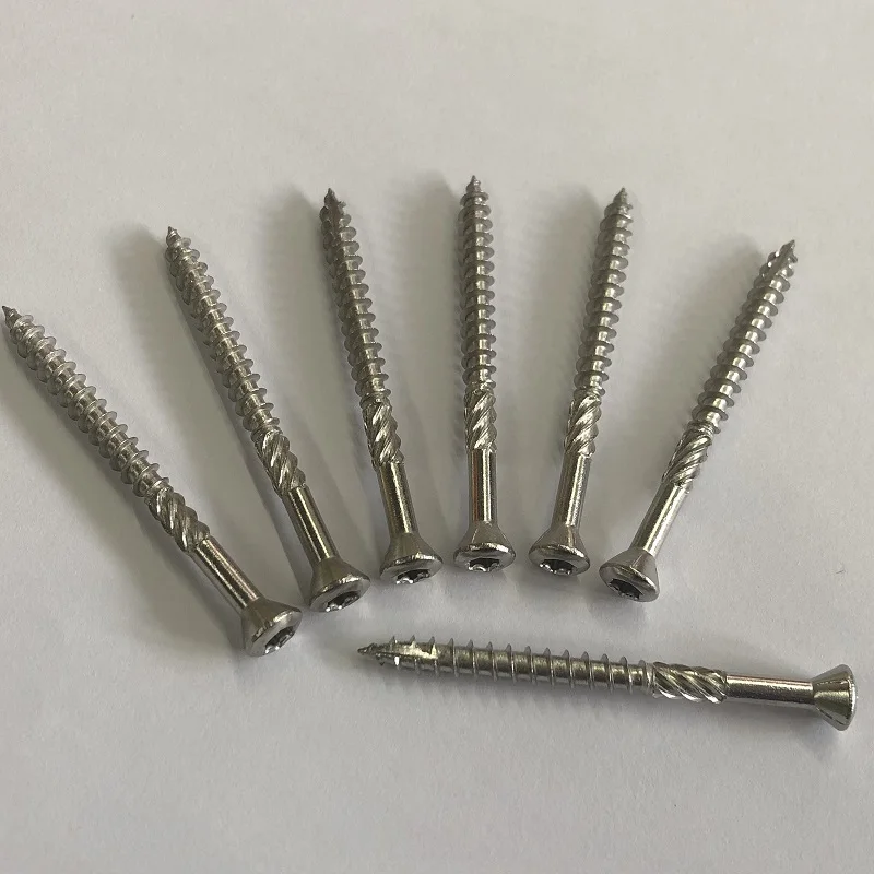 Torx Stainless Steel 304 4 x 25 Rustproof Chipboard Fibreboard Screws for Wood Partial Thread 4 mm Thick 25 mm Long Wood Screws