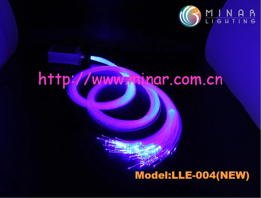 RGB Mini 9W LED Fiber optic light engine with fiber optic harness kits for car roof