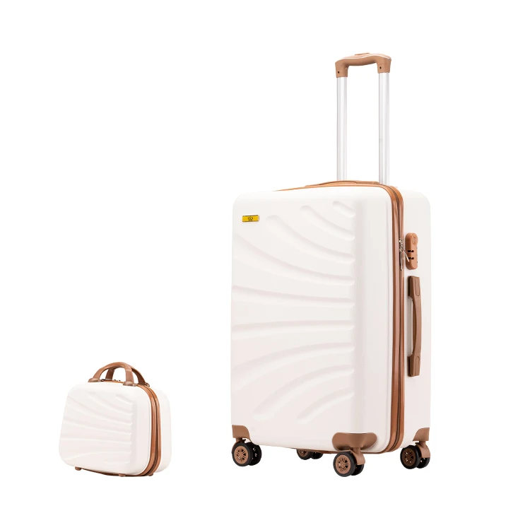 New Design Aluminium Trolley ABS Luggage Sets Business Travel Suitcase