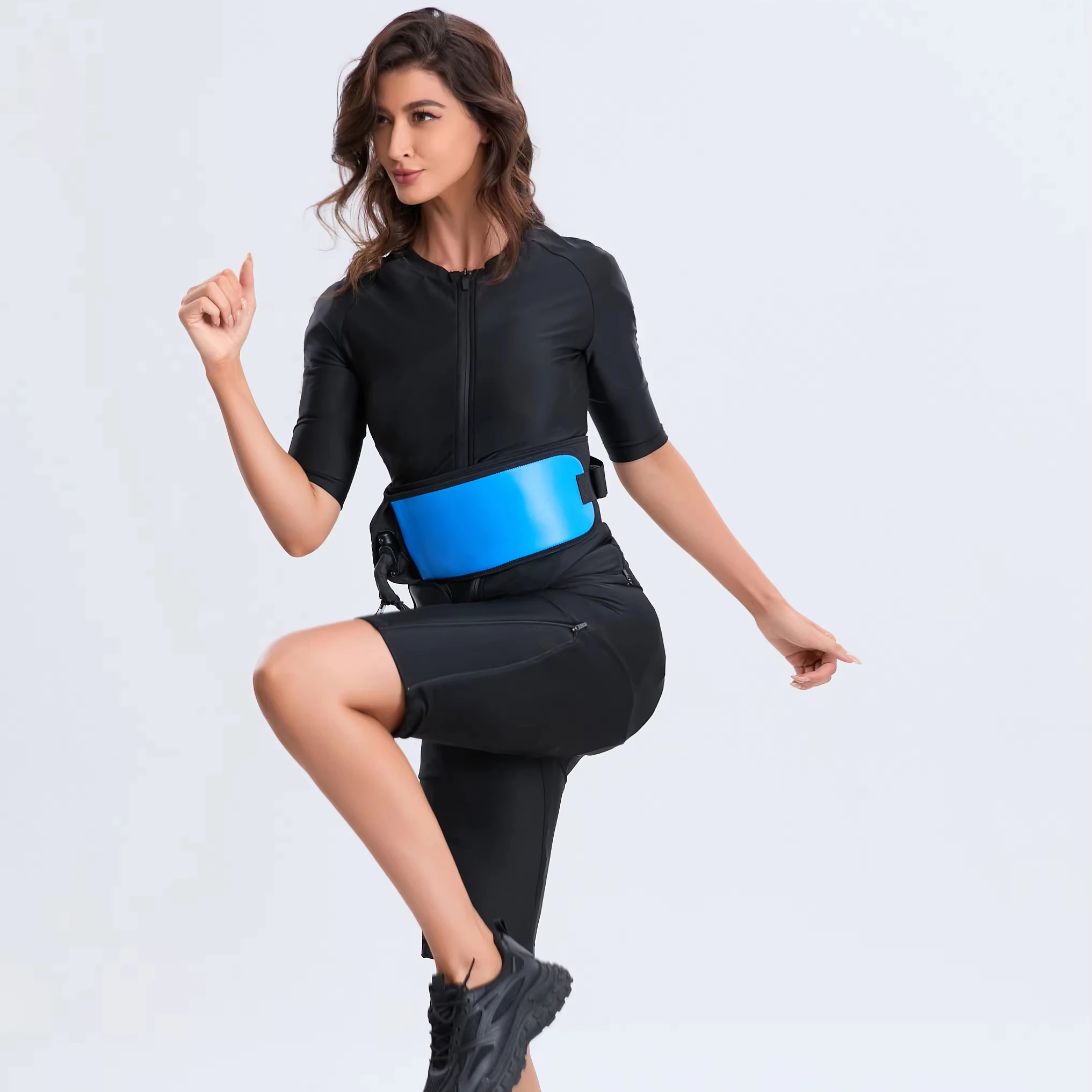 Dual Design Full Body EMS Workout Home XBODY Visionbody Dry Electrodes EMS Fitness Suit