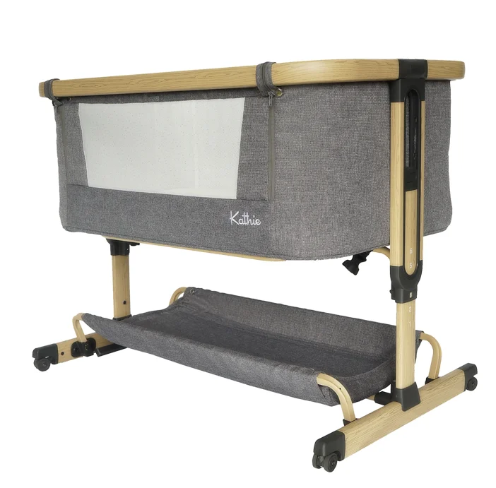 Multifunctional Natural Color Finish Baby Beauty Crib Manufacturers