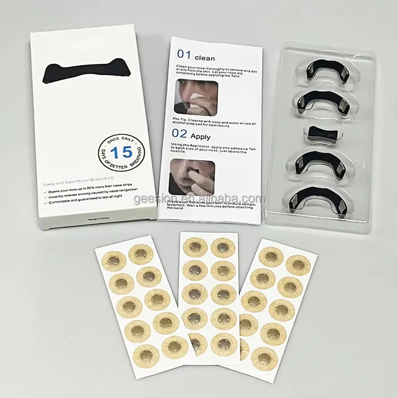 2024 New Product  Nose Nasal Strips Nasal Dilator Nasal Strips Magnetic