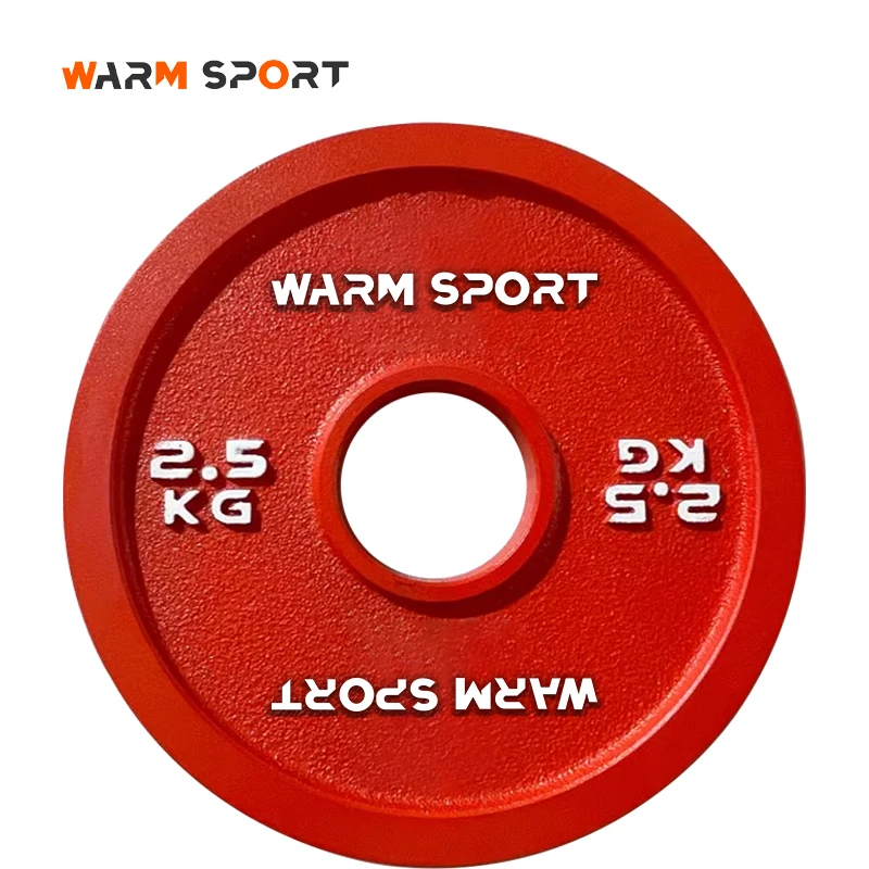 High Quality Custom Logo 0.25-50 KG Free Weight Cast Iron Calibrated Steel Powerlifting Weights Plates