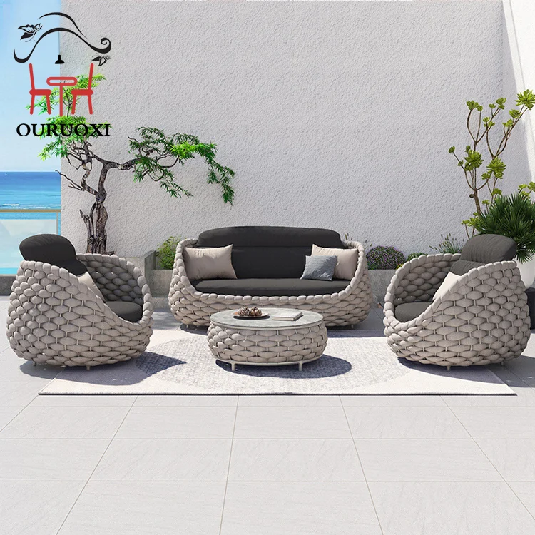 Открытый сад Северный дизайн Угловой Топ распродажа набор для патио уличная мебель дивана