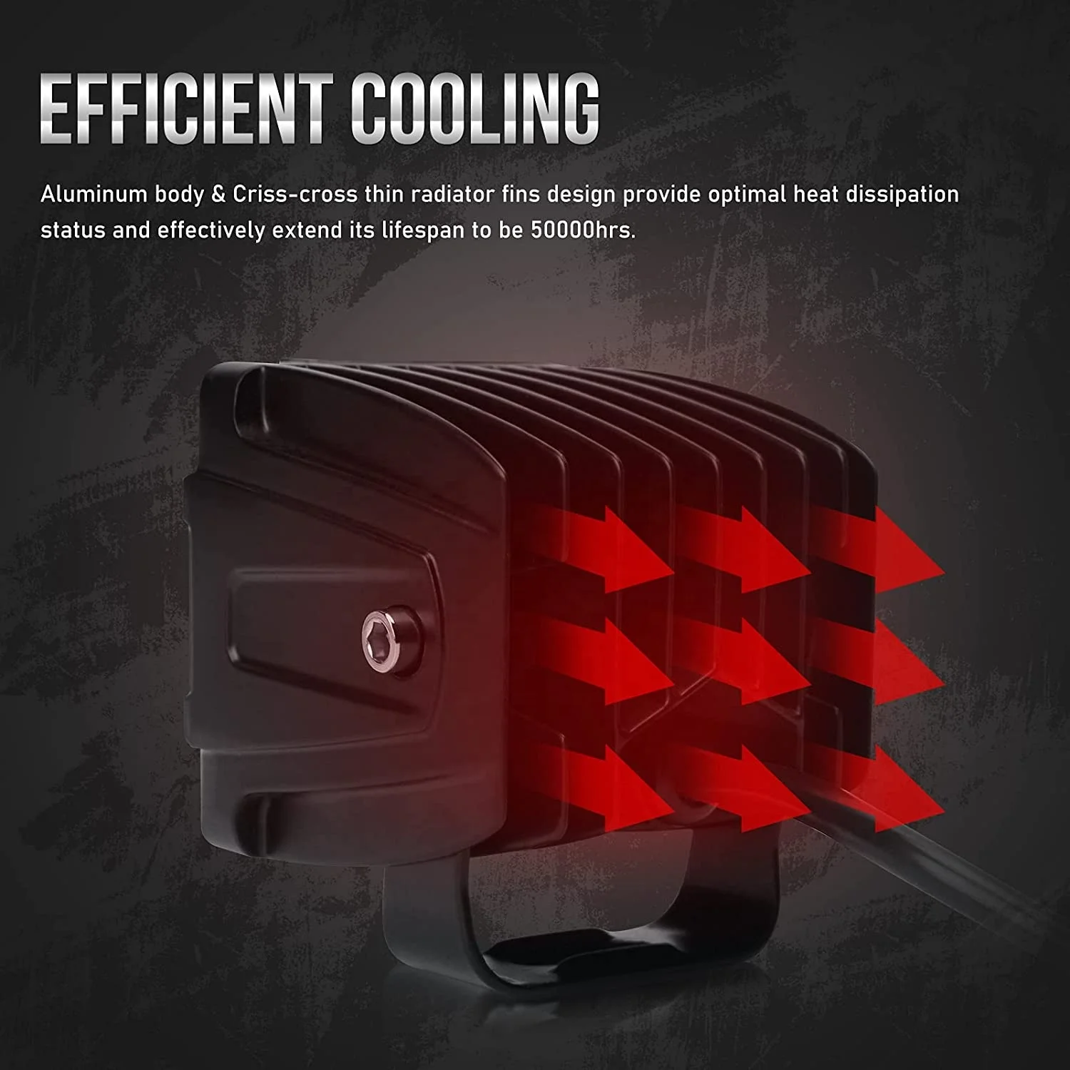 6000k 6D  Elliptical Lens Led Driving lights Factory wholesale 4 Inch 40W 4000LM technical Cooling System Offroad Led Work Light