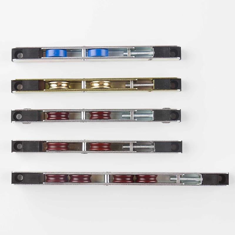 Popular Pulley Roller for Sliding Glass Door Window High Quality Aluminum UPVC Hardware Accessories with Copper-Wheels Nylon