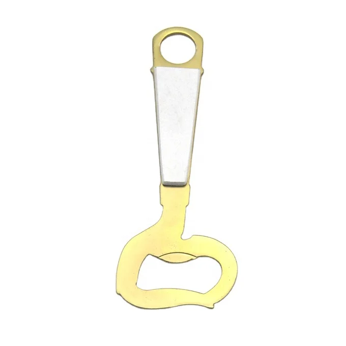 Stainless Steel Golden Wooden Handle Kitchen Bar Personalized Tool Beer And Beverage Bottle Opener