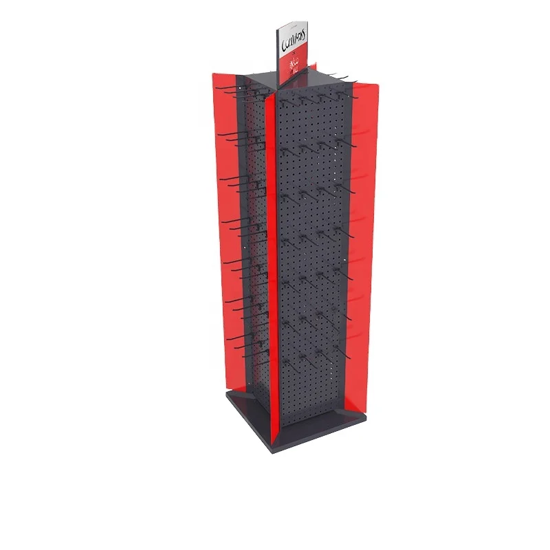 Напольная колышек доска из нержавеющей Pegboard панель дисплея печатание чернил стеллаж для выставки товаров