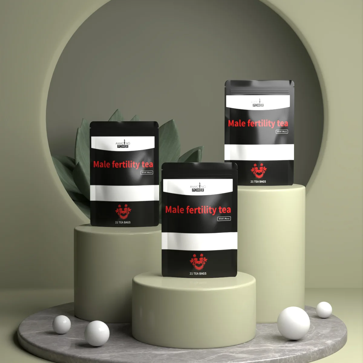 Hot Sale 100% Natural Herbal Male fertility supplements Support Energy Male vitality Tea