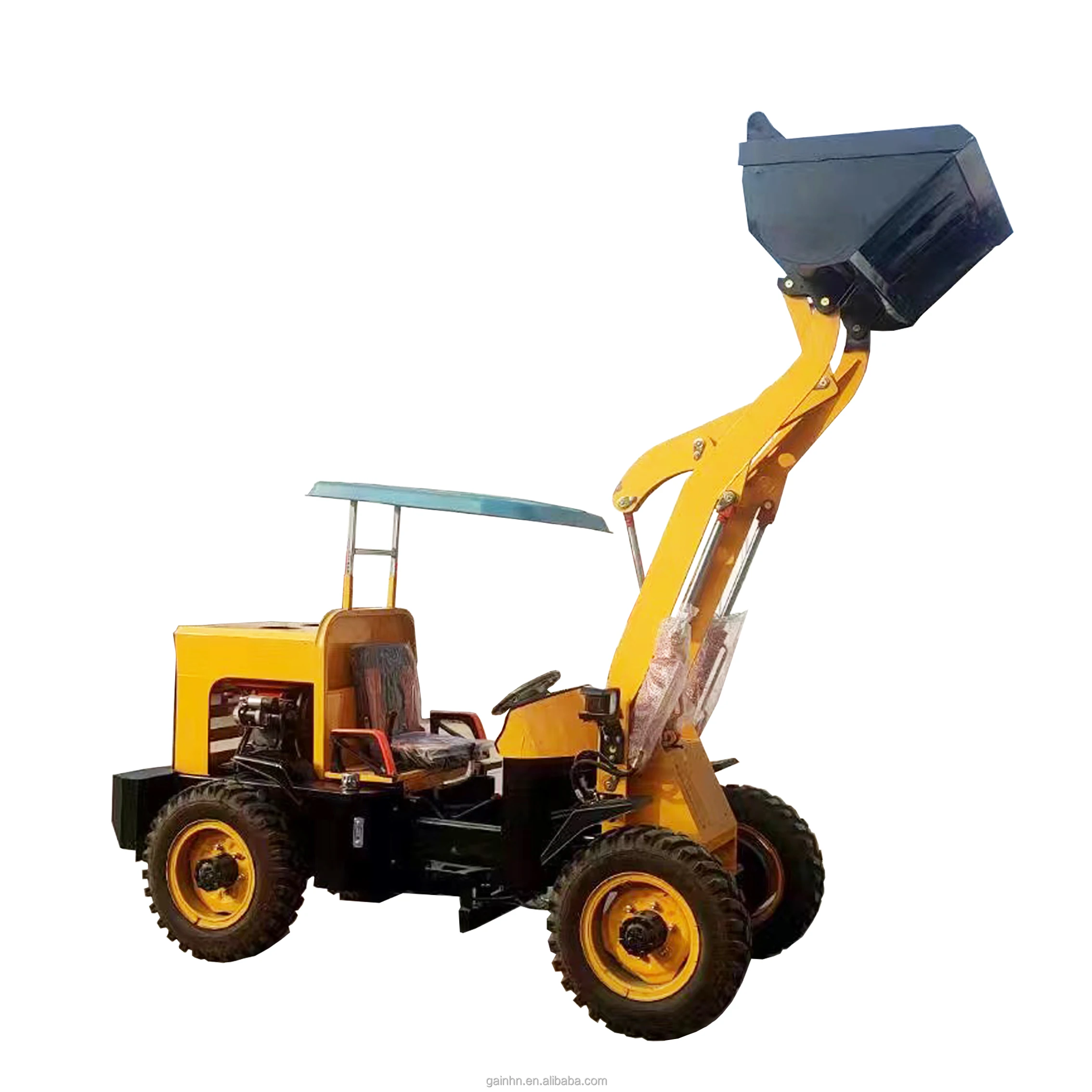 Small/mini Compact 4WD Articulated Front End Tractor 0.5ton/1 Ton Telescopic for Farming/construction Wheel Loaders Europe