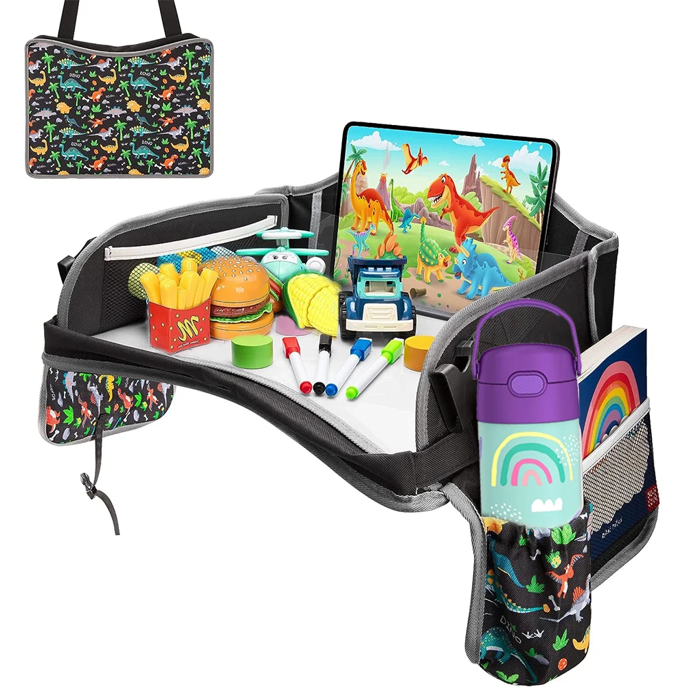 Factory made Car Seat Organizer Kids Travel Tray for Kids Toddlers Activities in Car Seat