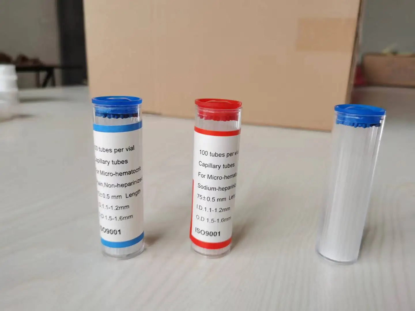 Laboratory Capillary Tube Micro hematocrit tubing Melting Tube  Sample Supply 75mm