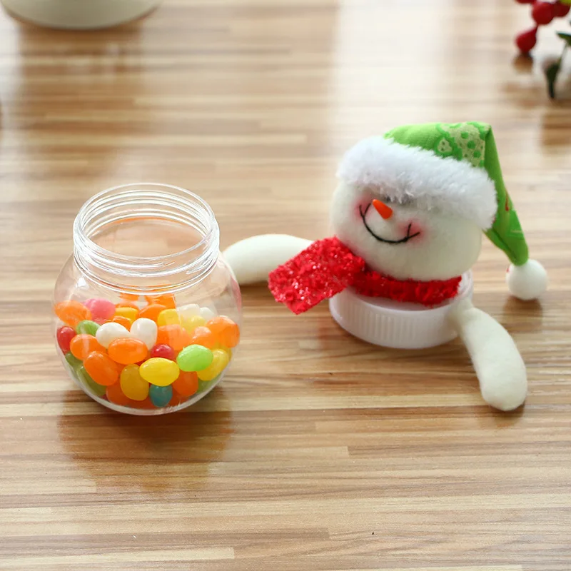 YQ-3503 рождественские украшения для вечеринок украшения холщовый мешок рождественские конфеты банку мини бутылка
