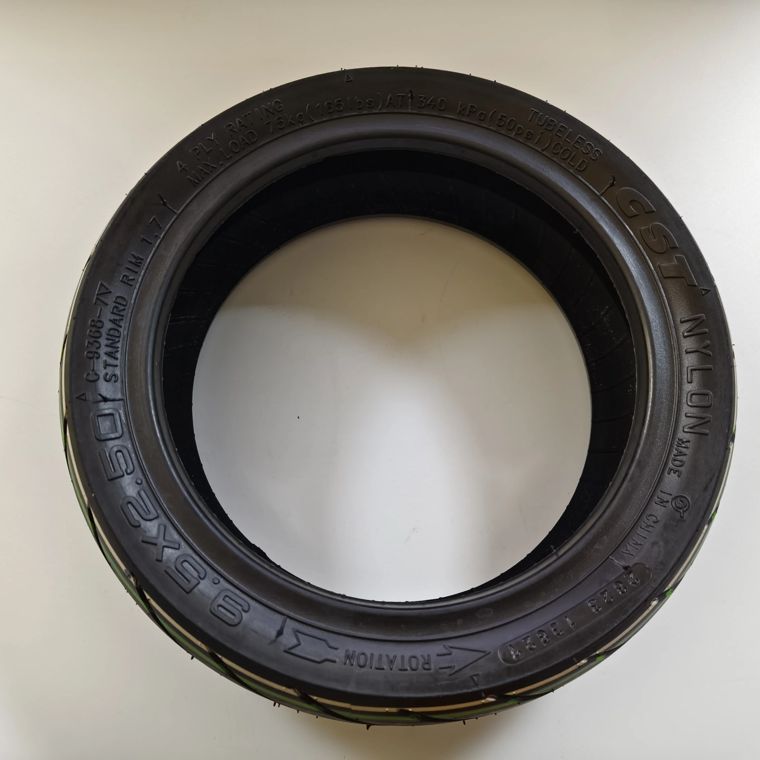 CST 9.5x2.5 Tubeless Tire With Glue Inside For Niu3 Electric Scooter Tires Scooter Parts