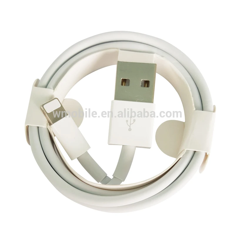  Оригинальный USB-кабель 1 м/2 м белый для зарядного устройства iPhone 6/7/8/9/Xr