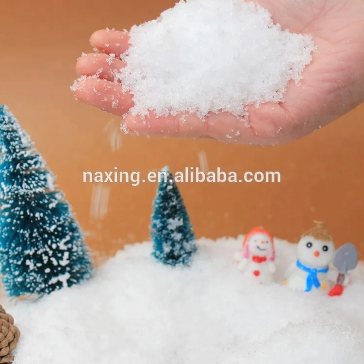 Manufacturer Instant Snow Powder Artifical Snow Fak e Snow For Indoor Decoration
