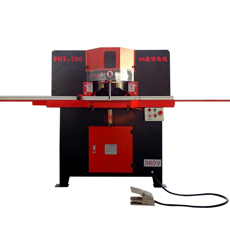 45 degree double-head angle cutting machine picture frame/ aluminum profile double-head saw