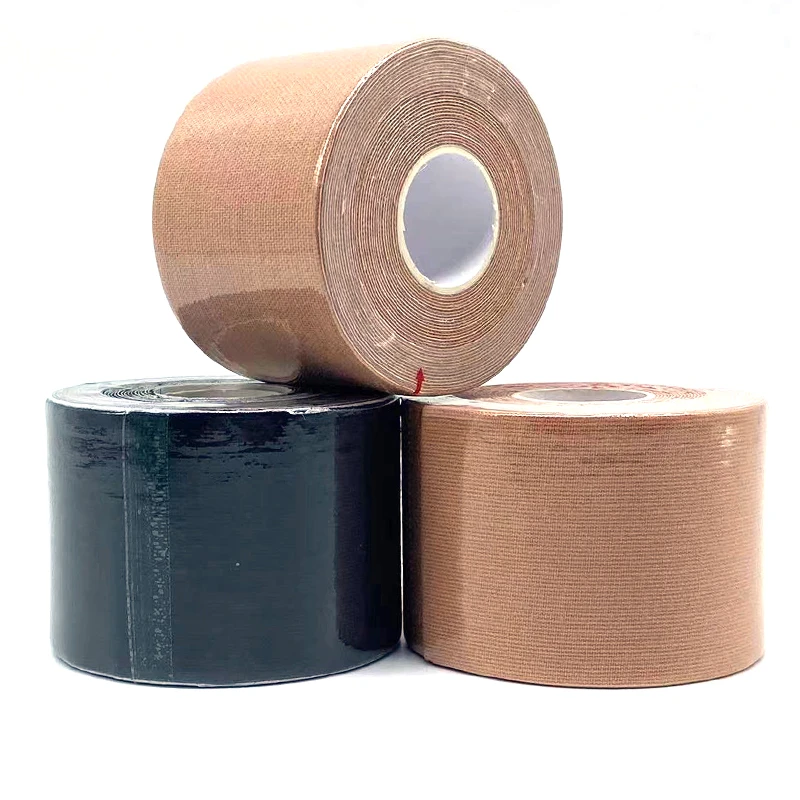 Popular Invisible Push-up Adhesive Breast Lift Tape OEM Accepted Bra Tape Nipple Cover Waterproof Cotton Elastic Boob Tape