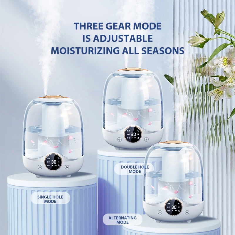 Touch Control Cool Mist Humificador Home Air Humidifier With Timer Setting