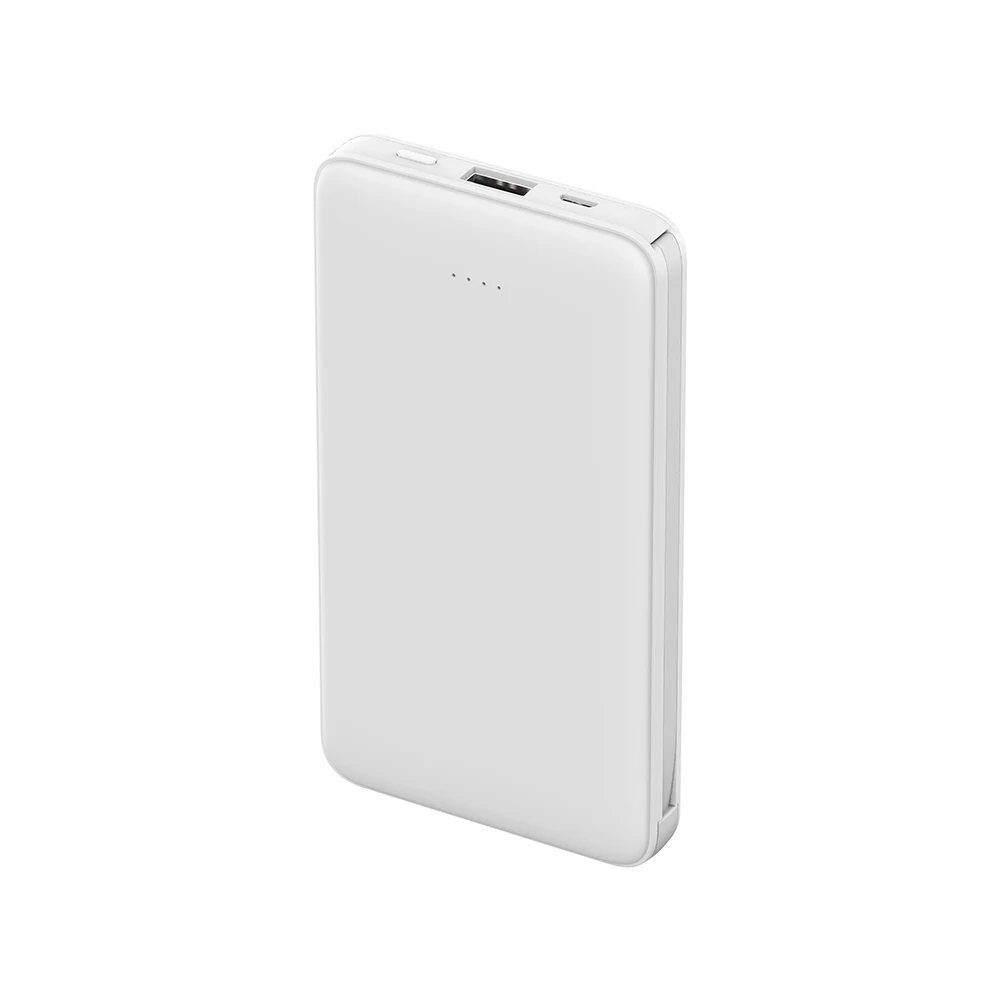 cute hand warmer power bank with output cable