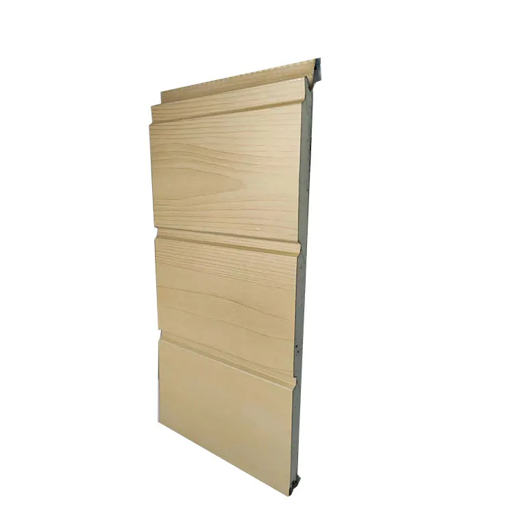 Insulated PU Sandwich Panel Color Coated Galvanized Steel Siding Modular House Decorative Materials