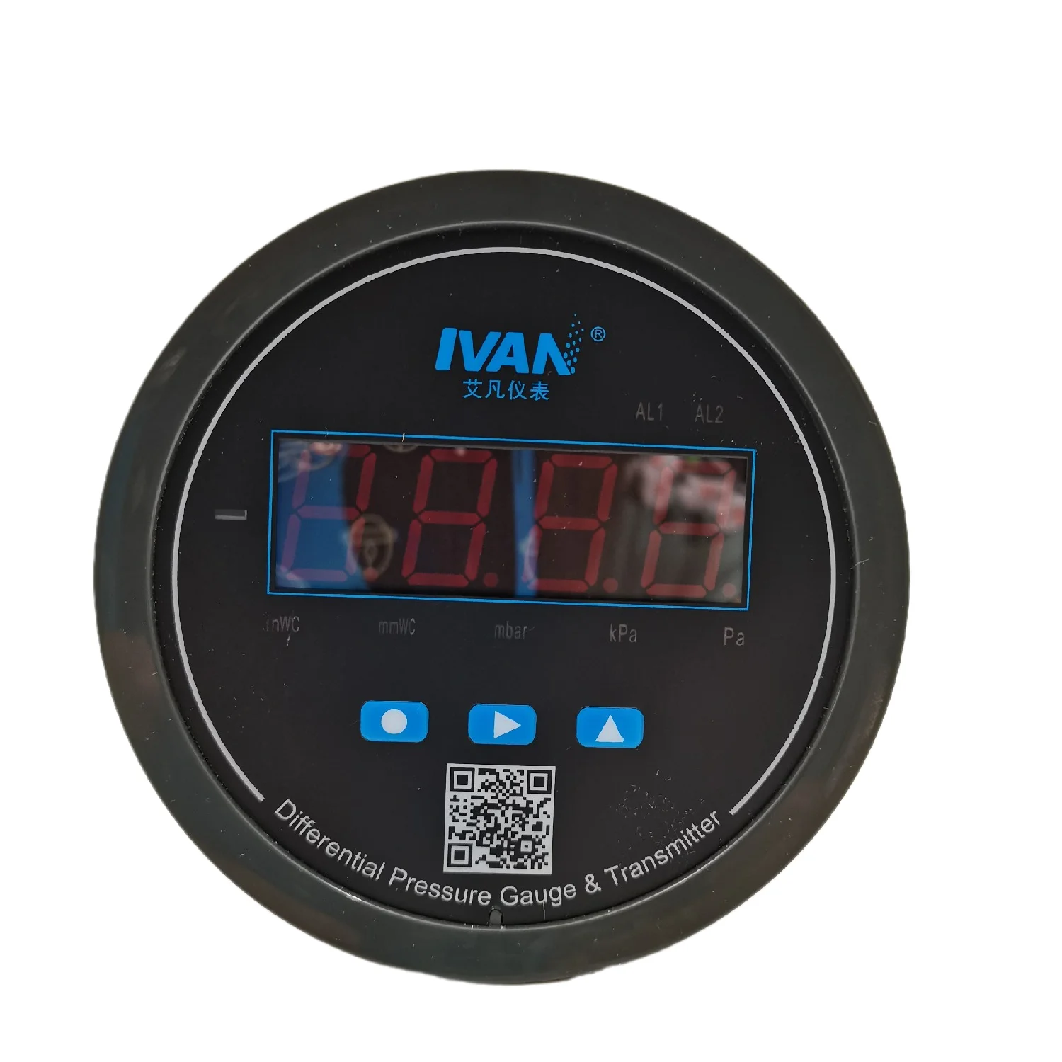 Ivan F3S2  series Aluminium shell PC Panel manometer digital differential pressure for sale