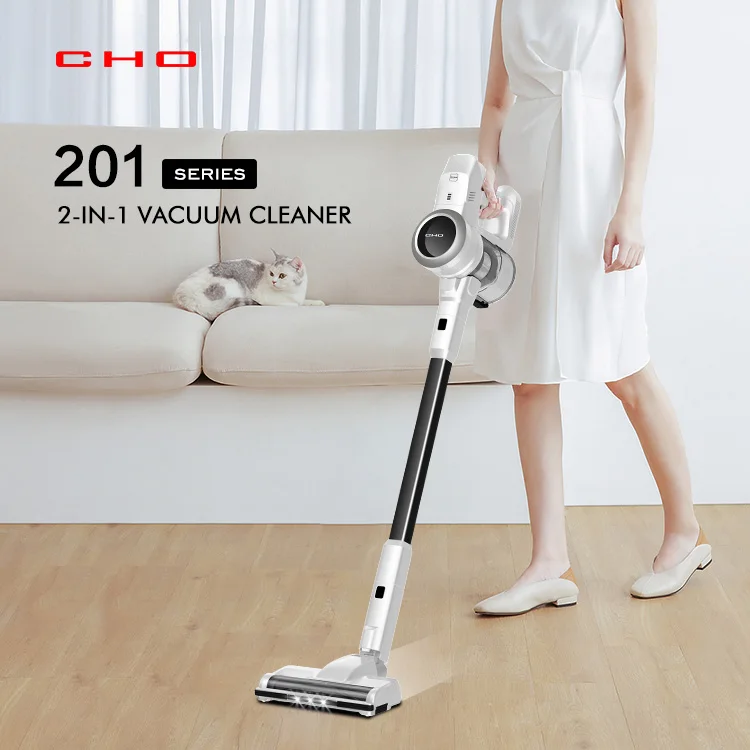 23Kpa Strong Suction Stick Vacuum Cleaner with 40 min Max Long Runtime Detachable Battery