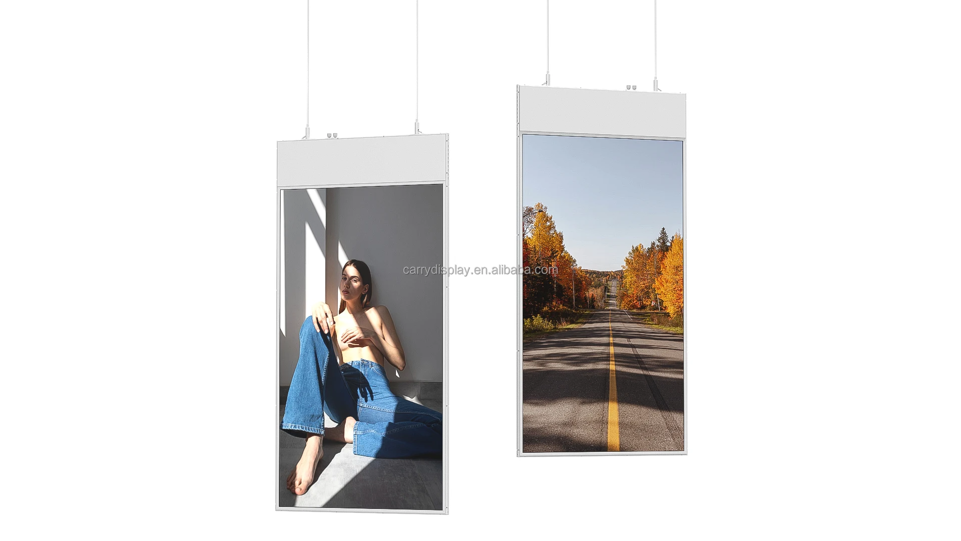 High Brightness Android Windows Commercial Window Display Digital Advertising Player For Shop