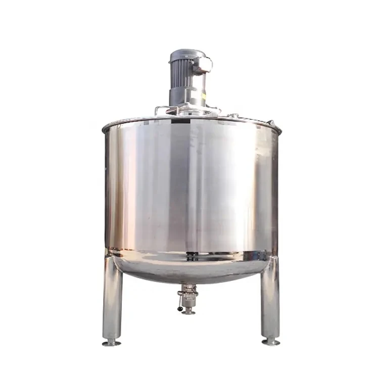 5 ton stainless steel electric heating agitator mixing tank price with mixer