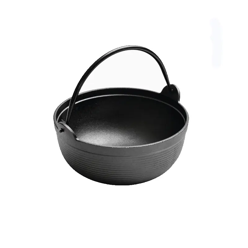Cast iron dutch oven with 25CM FUSION POT CAMPING POT PRESEASONED