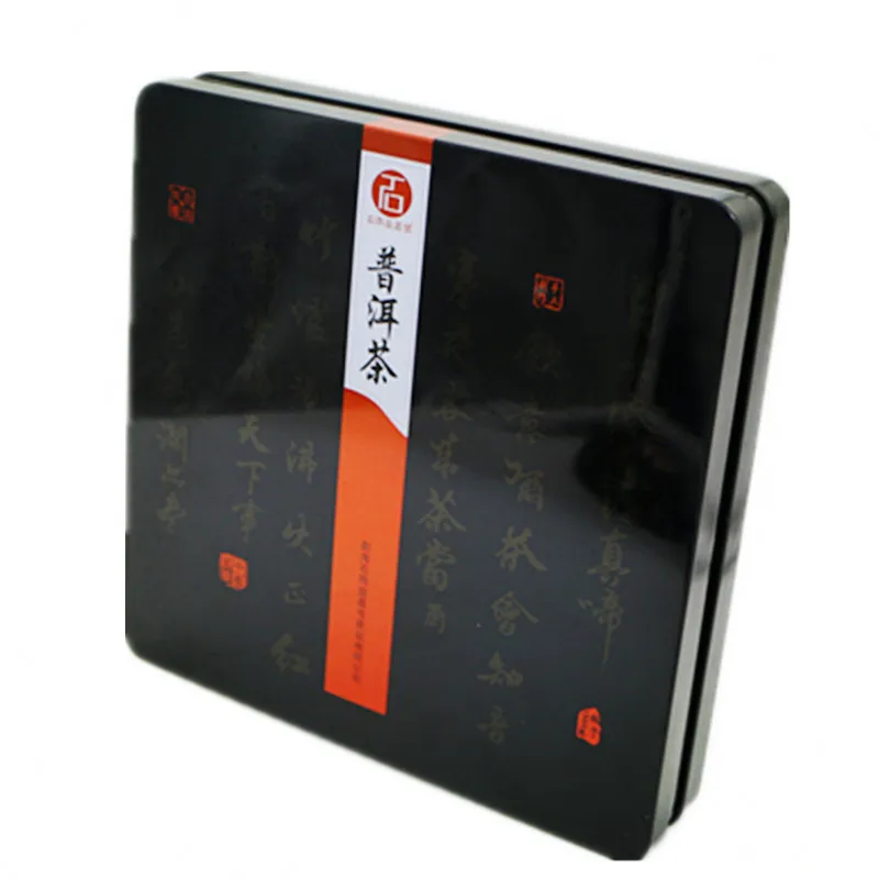 
rectangular Square shape airtight tin cans for food container packing tea coffee cookie chocolate 