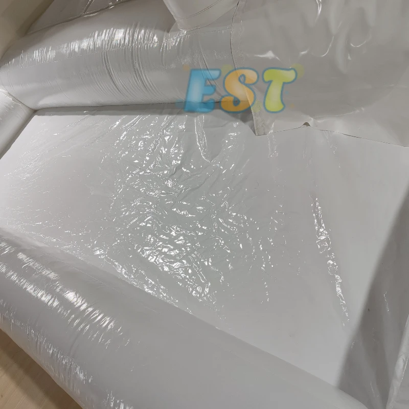 Hot Sale White Bouncy Castle Inflatable Bounce House Outdoor PVC Wedding Bounce House with Ball Pit For Adults Kids Party Rent