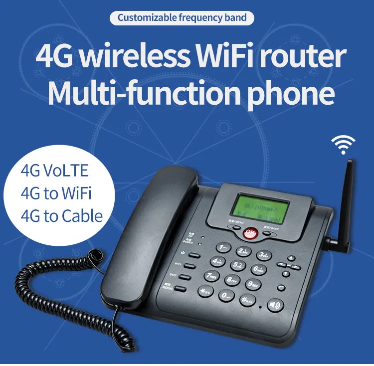 4G LTE беспроводной телефон с точкой доступа Wi-Fi RJ45 MIFI порт suncomm SC2020 офисный
