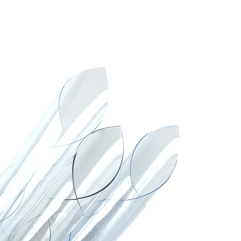 Soft Thick PVC Film For Waterproof Clear PVC Travel Transparent Storage Bags Production Table Mat