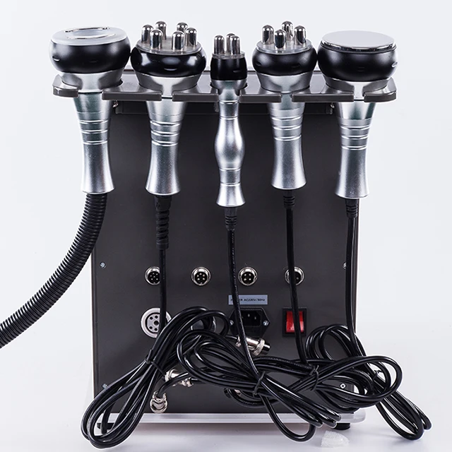 
5in1 Ultrasonic Liposuction 40K Cavitation Vacuum Multipolar bipolor RF laser Slimming RF Beauty 40k cavitation slimming machine 