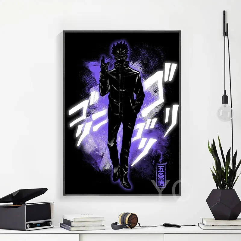 Japanese Anime Poster Figure Canvas Painting Art Wall Picture  Mural Framed Wall Art Hanging Cuadros for kids room Decor