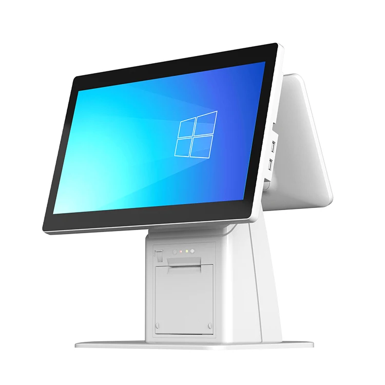 DLSUM-TA touch screen monitor with stand and customer display restaurant loyverse pos use portable monitor touchscreen