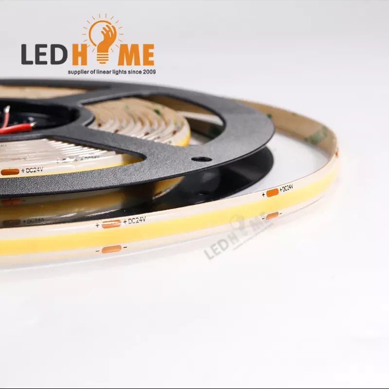 Flexible cob led strip 12V 24V cob led warm white Cob Strip Light for indoor and outdoor