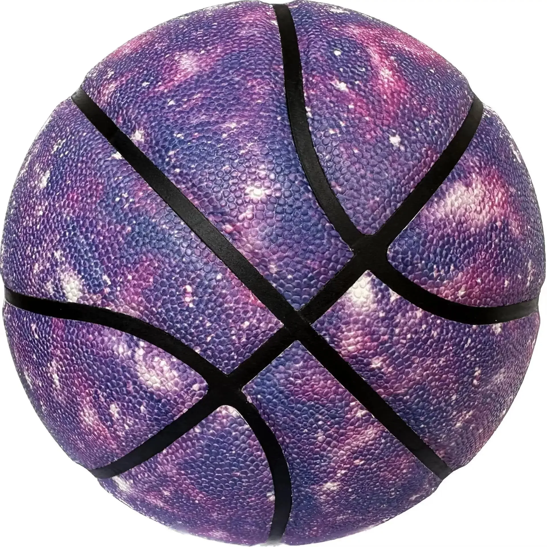 Starry Sky Usa Red White And Blue Acrylic Pink 3D Soft Silent Adult Basketball Ball Without Logo