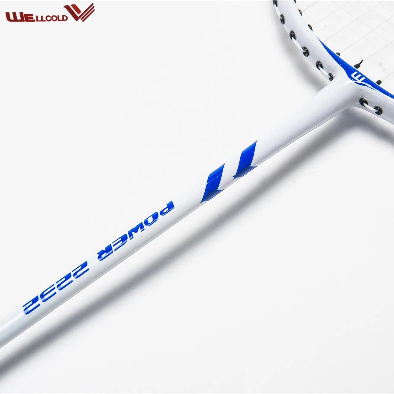 2018 high quality wellcold  low price aluminum badminton racket set wholesale with bag
