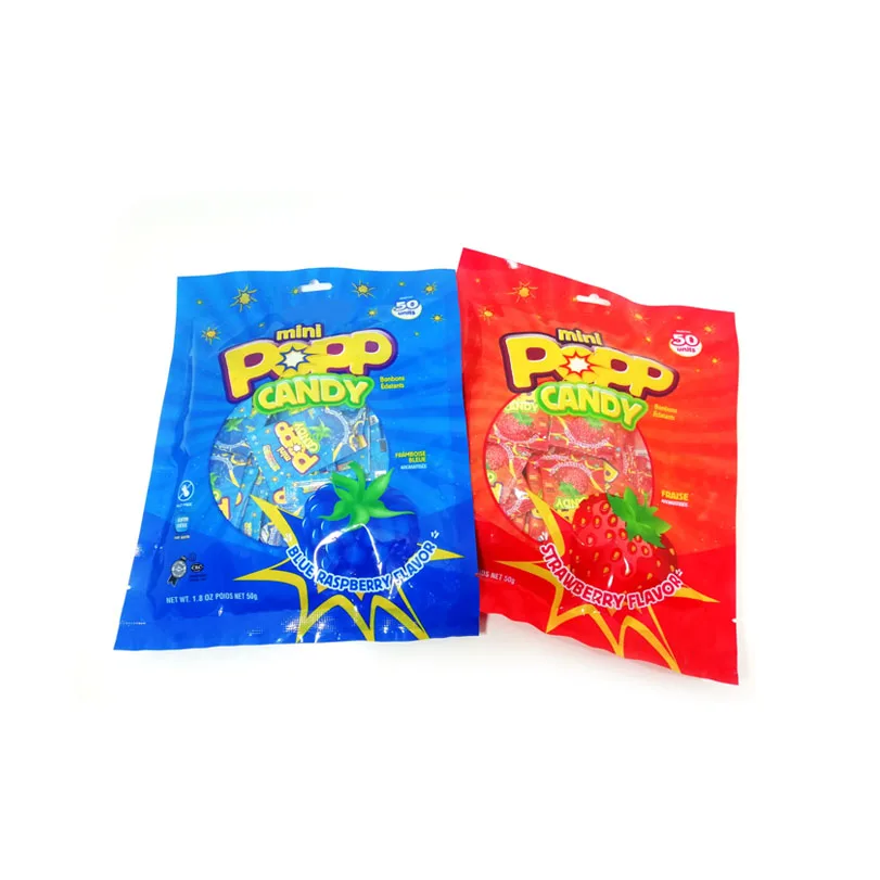 New product Jewish certification 1g bagged popping Candy Bag fruit taste good-quality popping candy