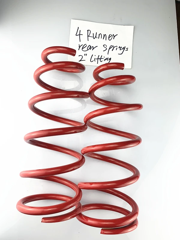 Аксессуары для внедорожников 4x4, задние пружины 2 дюйма, подъемные спиральные пружины для Toyota 4 runner