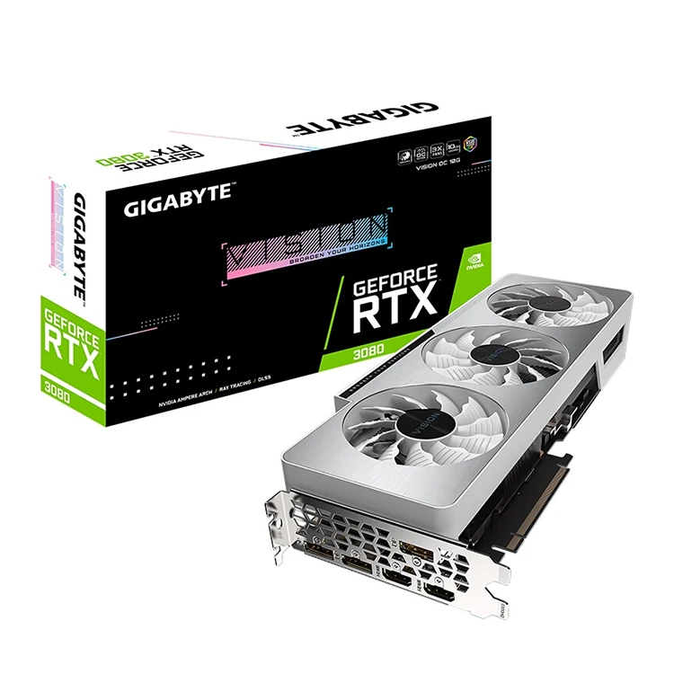Оригинальный бренд Новый RTX 3080 Ti 10 Гб gdrr6x 384 бит видеокарта 3070 3080 3090